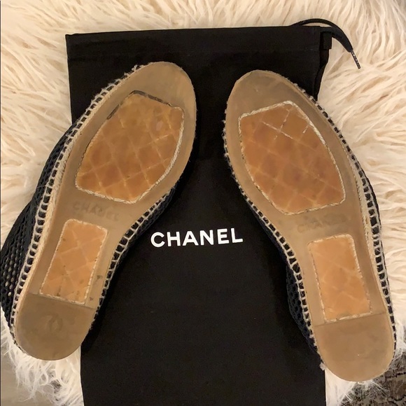 Authentic Chanel Mesh Espadrille - Picture 3 of 4